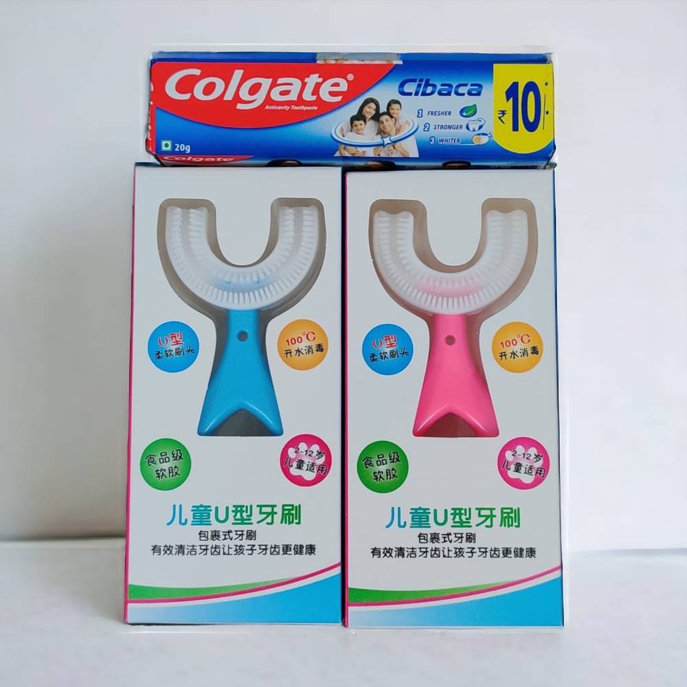 2pc Imported Chinese Silicone Baby Toothbrush